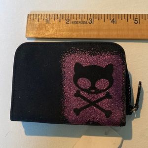NWT Black Cat & Crossbones Wallet